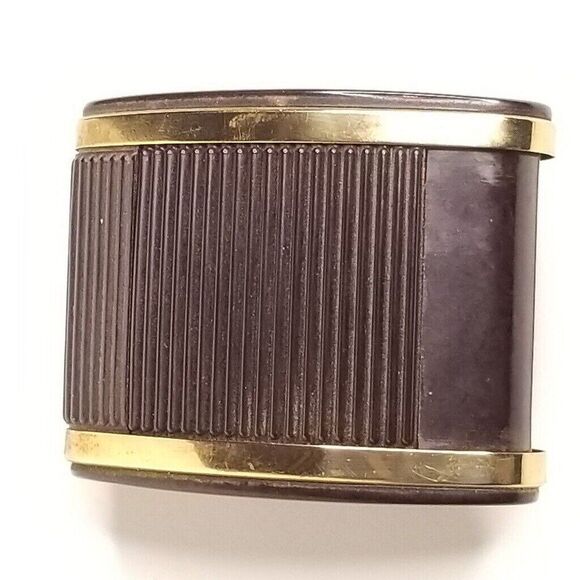 Vintage Mid Century Westclock Travel Alarm Clock Brown Wind Up Bakelite MCM - Picture 4 of 7